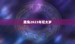 属兔2023年犯太岁(如何化解犯太岁的厄运)