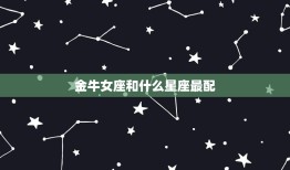 金牛女座和什么星座最配(星座大介绍)