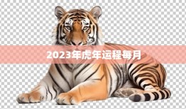 2023年虎年运程每月(详解财运、感情、事业全面解析)