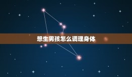 想生男孩怎么调理身体(科学方法助你如愿以偿)