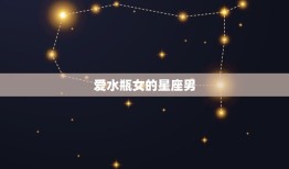 爱水瓶女的星座男(为何如此迷恋)