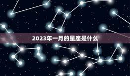 2023年一月属什么(2023年一月的星座是什么)