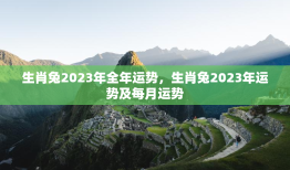 生肖兔2023年全年运势，生肖兔2023年运势及每月运势