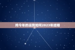 鸡今年的运势如何2023年结婚(介绍鸡年逆境转机2023年婚姻顺利)