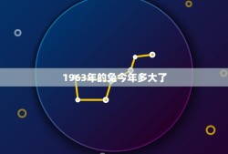 1963年的兔今年多大了(解读生肖年份的计算方法)