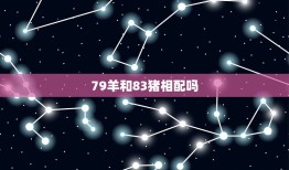 79羊和83猪相配吗(星座专家介绍)