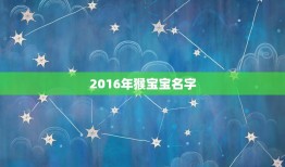 2016年猴宝宝名字(猴年喜迎新生命命名大讲究)