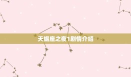 天蝎座之夜1剧情介绍(神秘星座引发惊心动魄的故事)