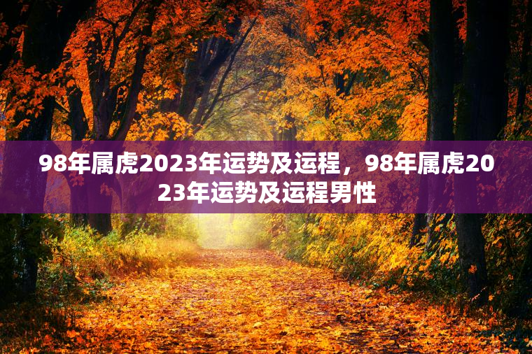 98年属虎2023年运势及运程，98年属虎2023年运势及运程男性  第1张