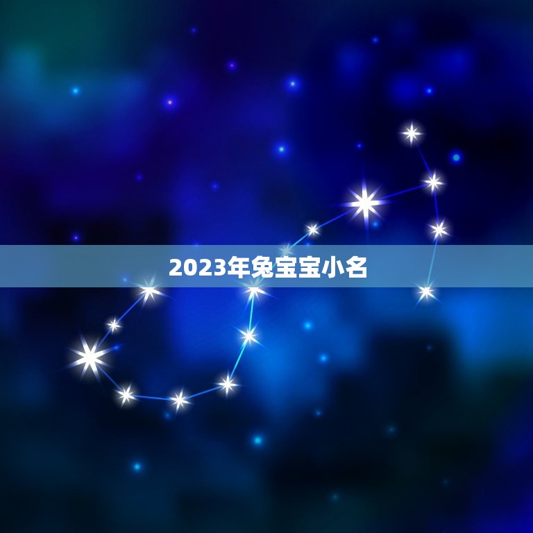 2023年兔宝宝小名(探寻未来宠物兔的取名趋势)