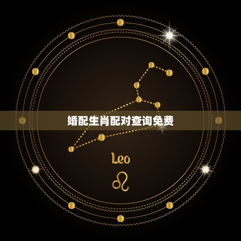 婚配生肖配对查询免费(轻松解读生肖配对)  第1张