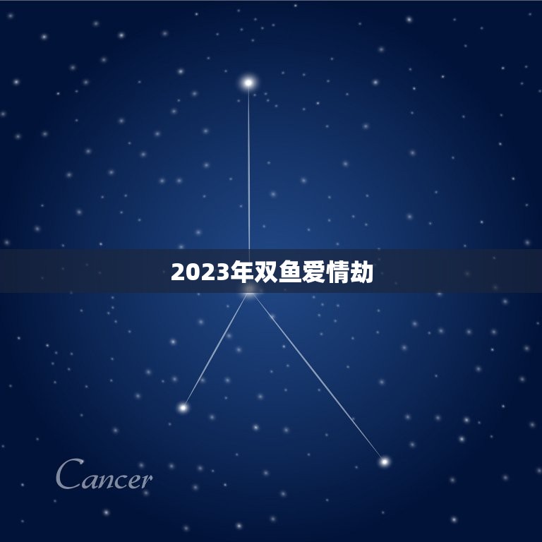 2023年双鱼爱情劫