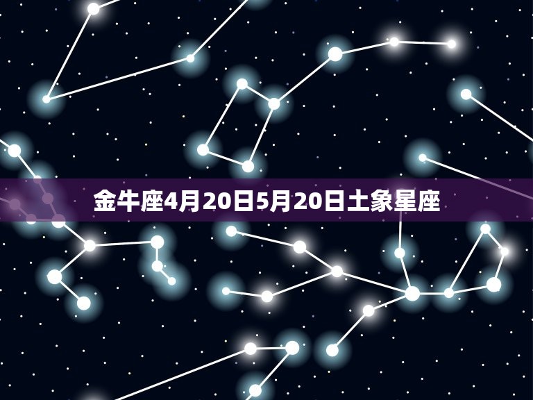 金牛座4月20日5月20日土象星座