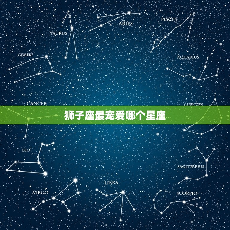 狮子座最宠爱哪个星座