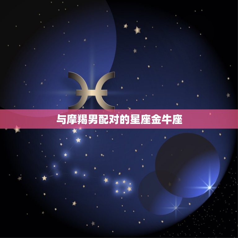 与摩羯男配对的星座金牛座