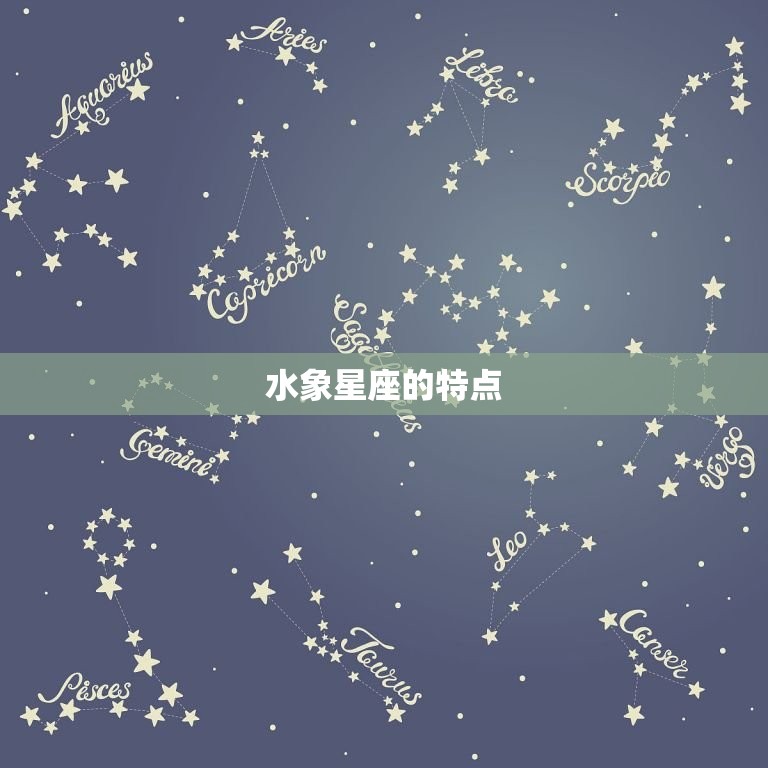 水象星座的特点