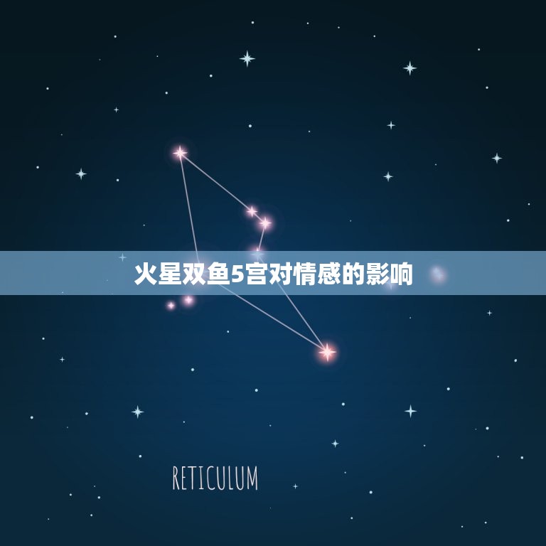 火星双鱼5宫对情感的影响