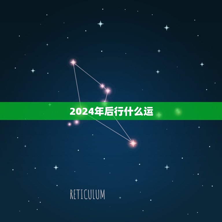 2024年后行什么运