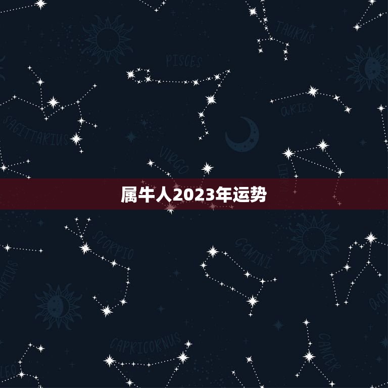 属牛人2023年运势