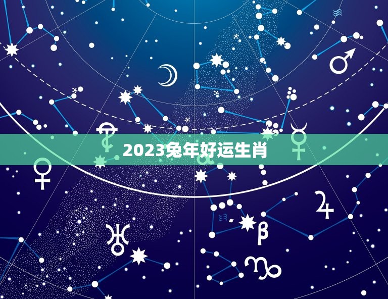 2023兔年好运生肖