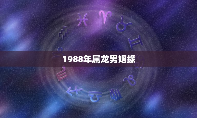 1988年属龙男姻缘