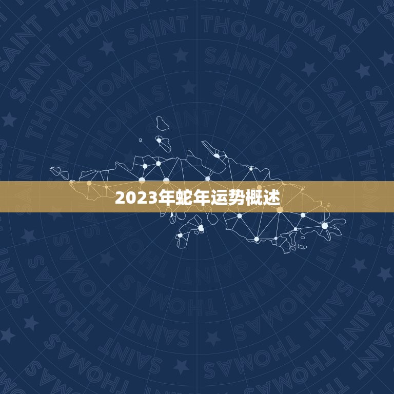 2023年蛇年运势概述