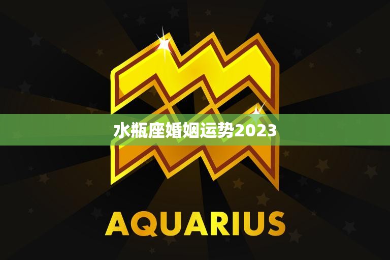 水瓶座婚姻运势2023(幸福婚姻等你来)