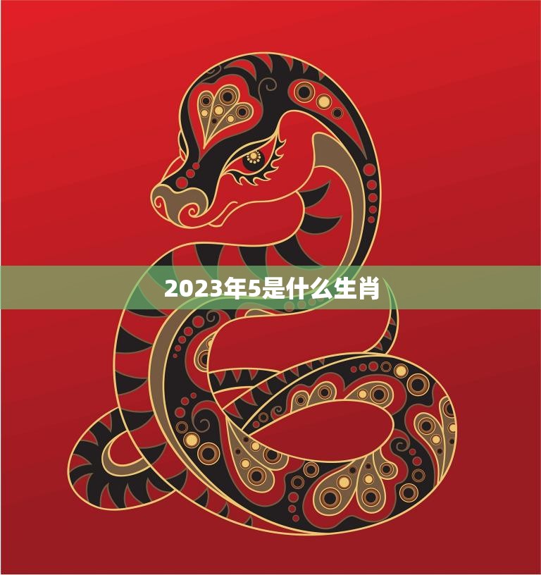 2023年5是什么生肖(揭秘2023年5月份的生肖属相)