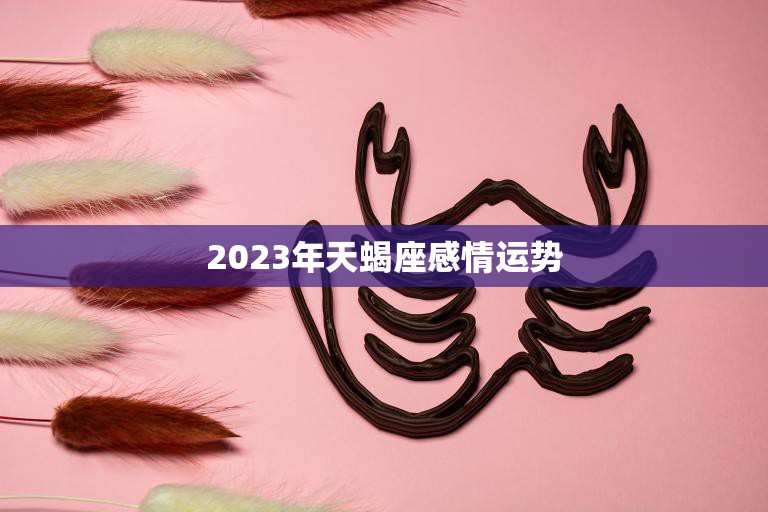 2023年天蝎座感情运势(爱情之路坎坷前行)