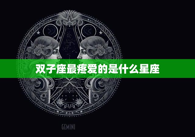 双子座最疼爱的是什么星座(揭秘这个星座最爱的竟然是TA)