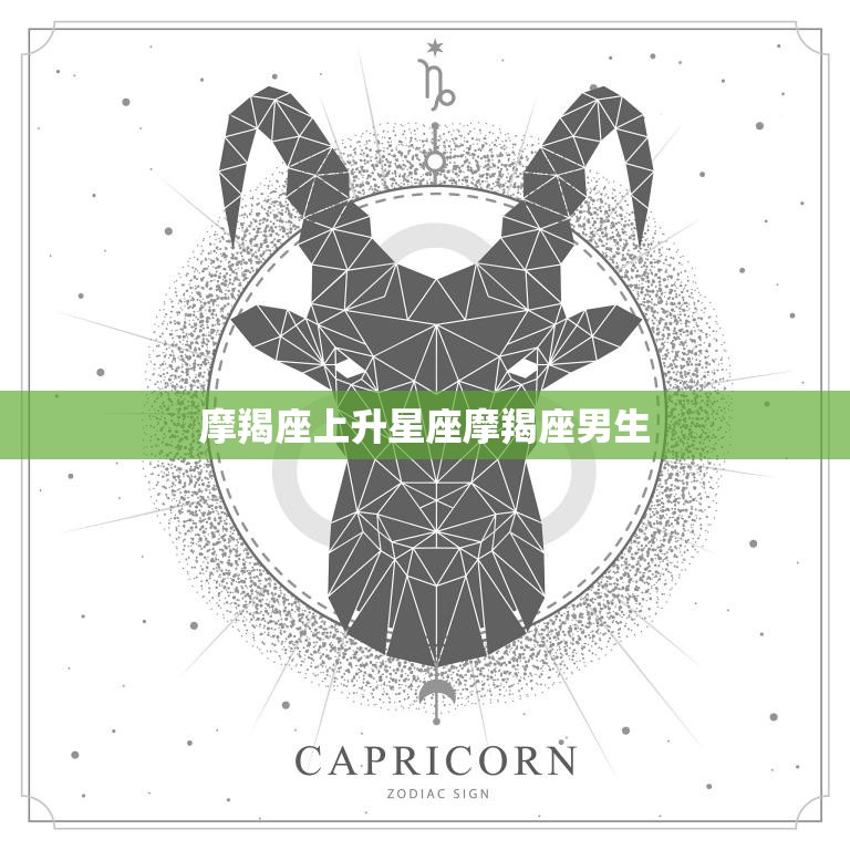 摩羯座上升星座摩羯座男生(的性格特点与爱情观)  第3张