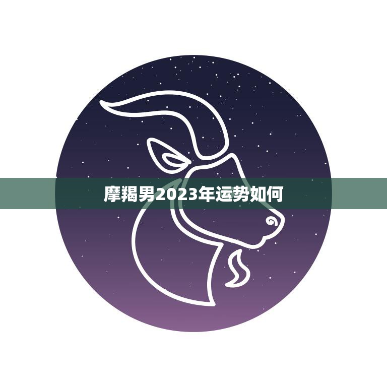 摩羯男2023年运势如何(事业财运稳步上升感情生活需谨慎)