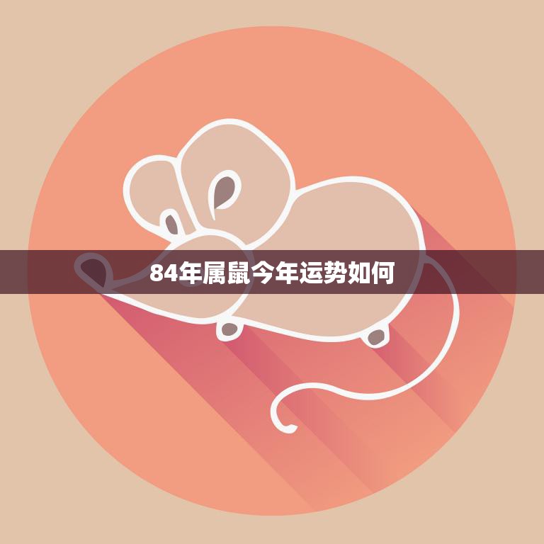 84年属鼠今年运势如何(幸运星照耀财运亨通)  第3张