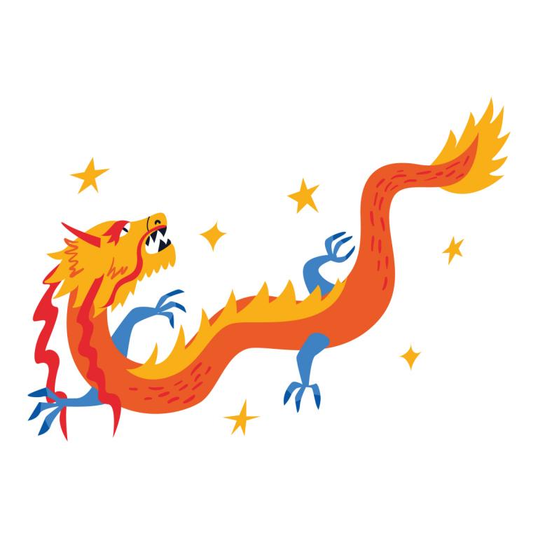 2024年龙穿什么颜色好运气（龙年好运色相随）  第2张