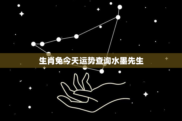 生肖兔今天运势查询水墨先生：挑战与变数齐来袭，财运何去何从？  第1张